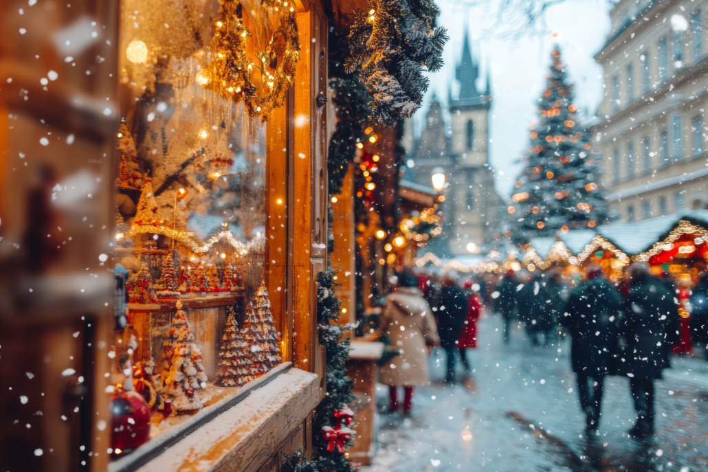 Snowy Prague