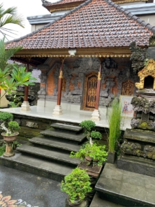 Temple in courtyard