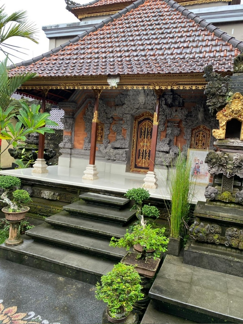 Temple in courtyard