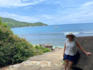 Winnie in Seychelles