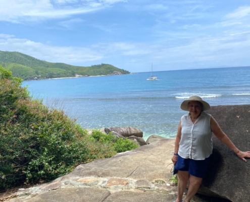 Winnie in Seychelles