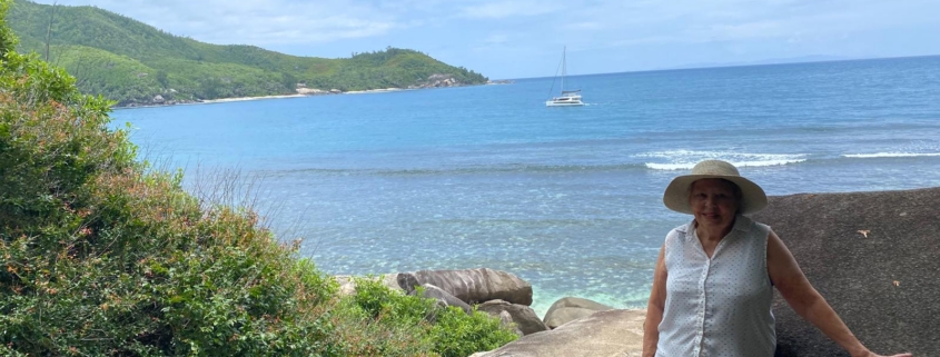 Winnie in Seychelles