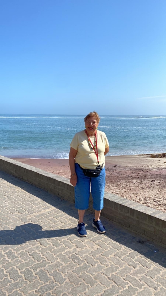 Winnie in Walvis Bay
